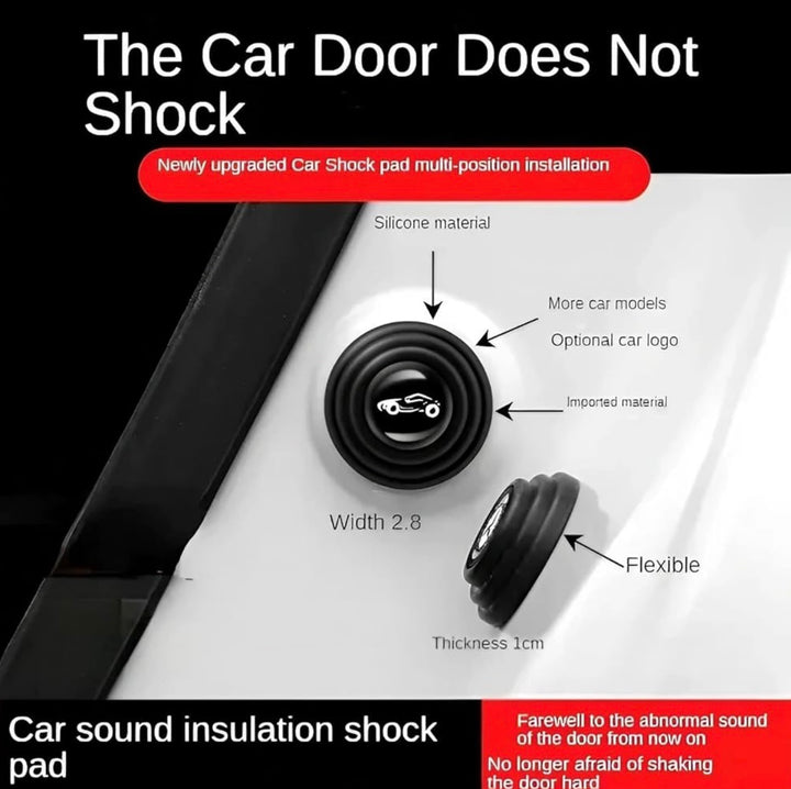 Car Door Shock Absorber Pads (Pack of 10) – Protectors for Silent & Damage Free Doors