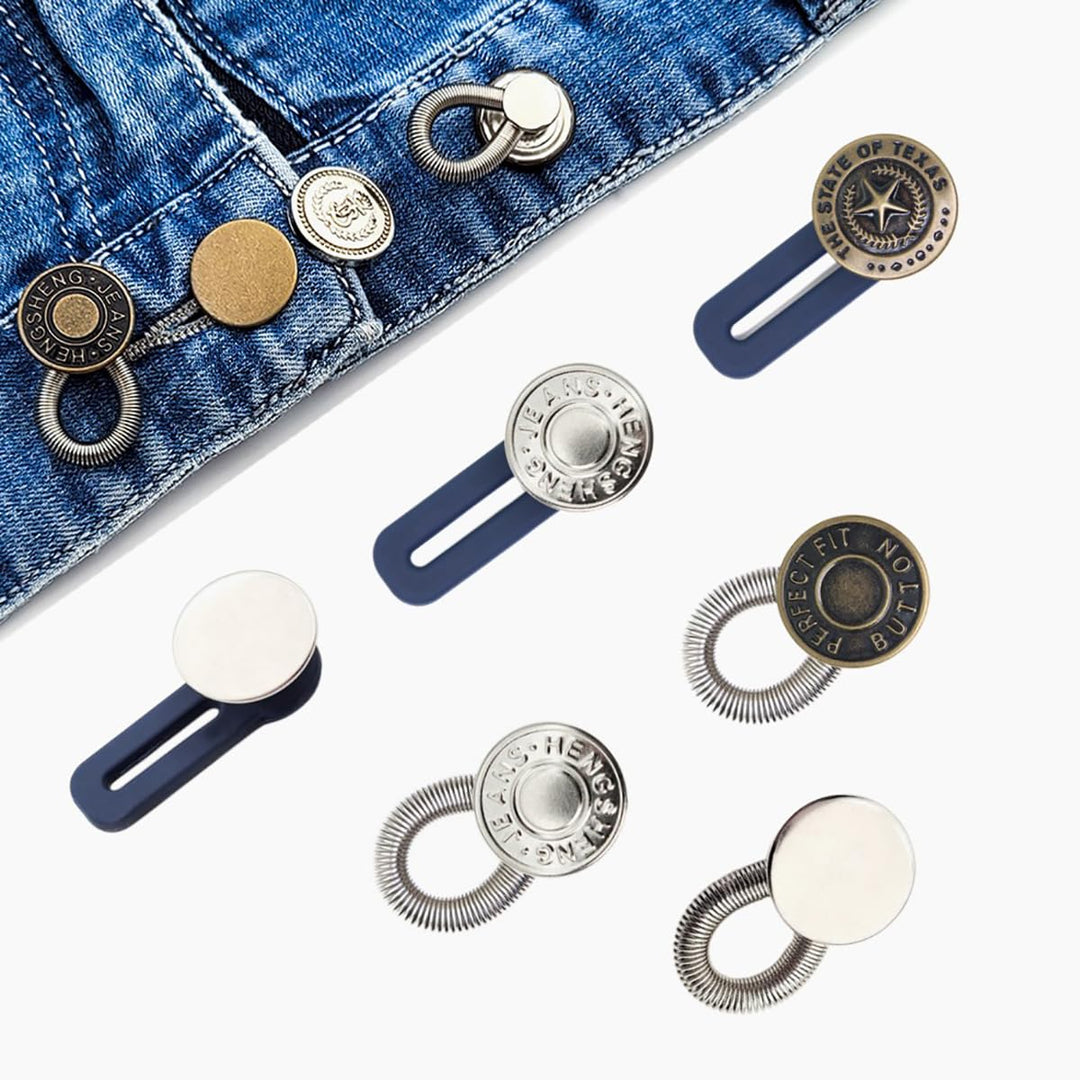 Adjustable Elastic Waist Extender Buttons {pack of 6} (TR-185)