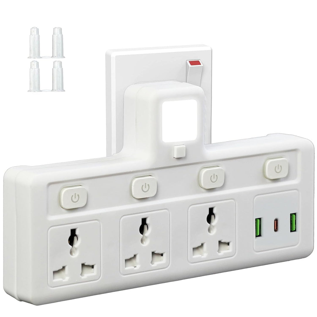 3 USB Multiplug Extension Socket (TR-217)