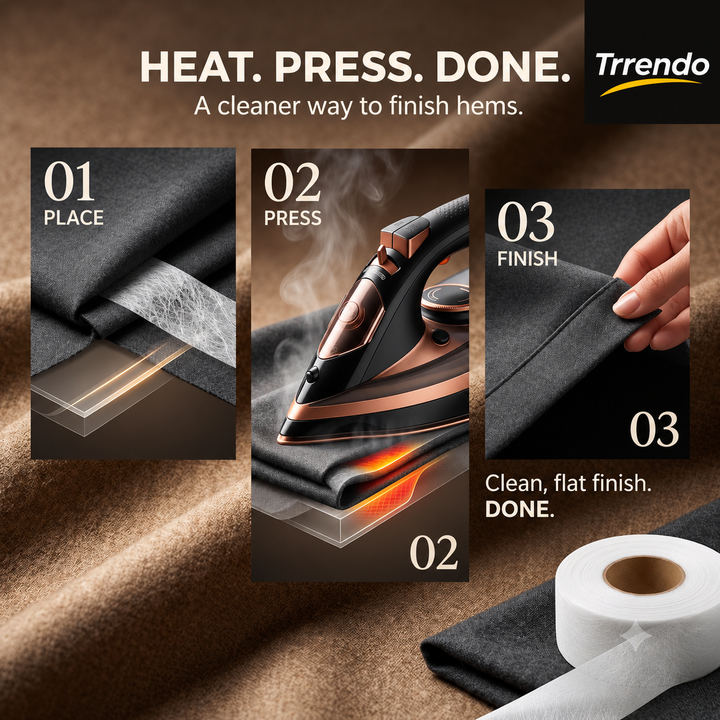 Premium Iron-On Hem Tape (TR-202)