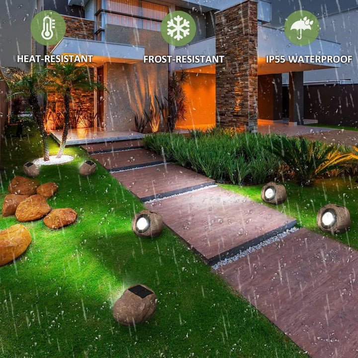 Solar Rock Garden Light – Waterproof Outdoor Decorative Lamp