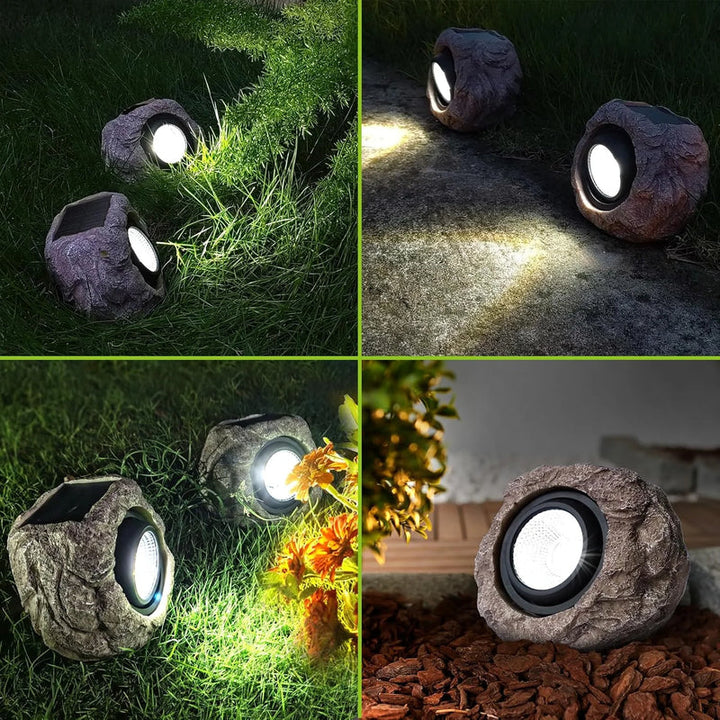 Solar Rock Garden Light – Waterproof Outdoor Decorative Lamp