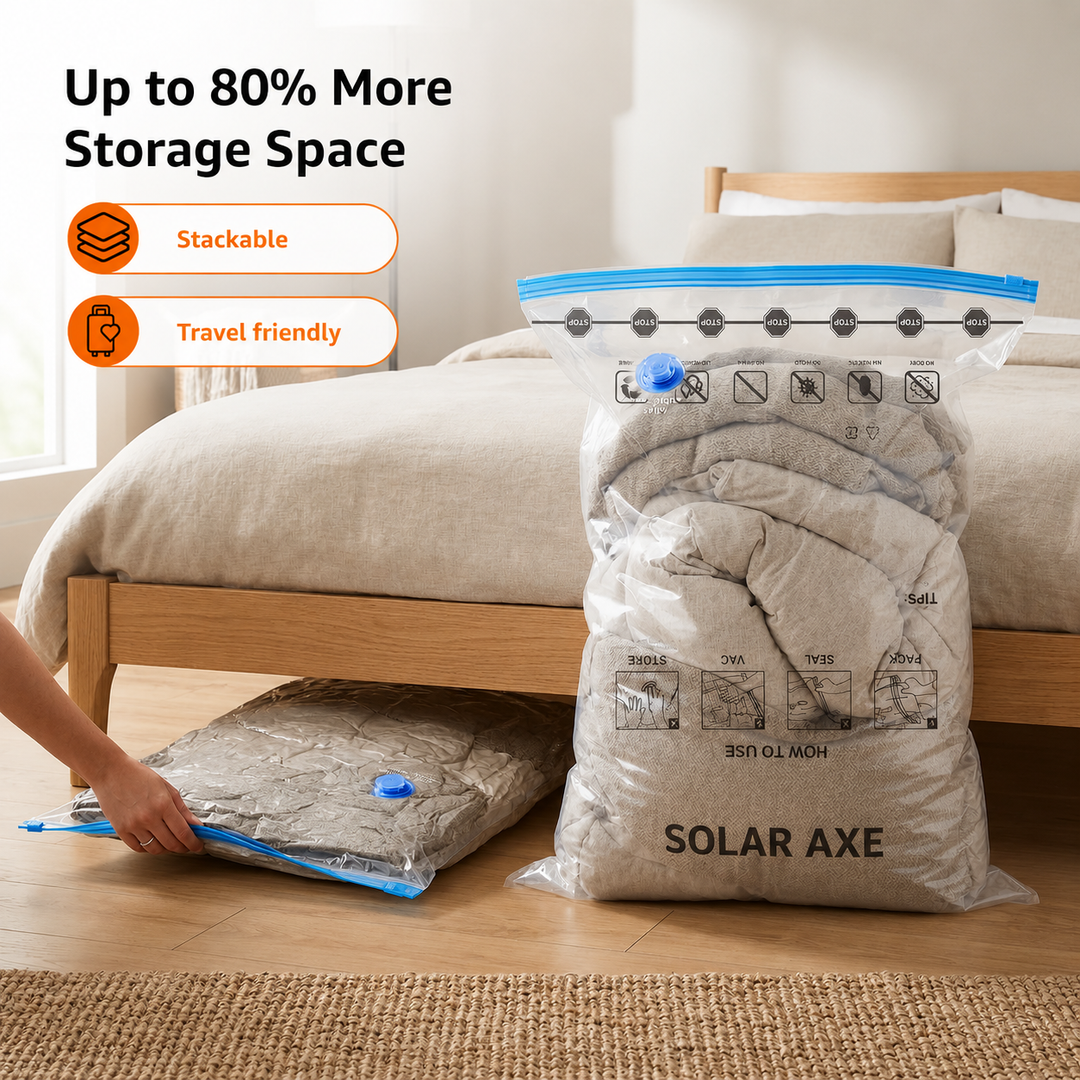 Vacuum Storage Compression Ziplock Bags