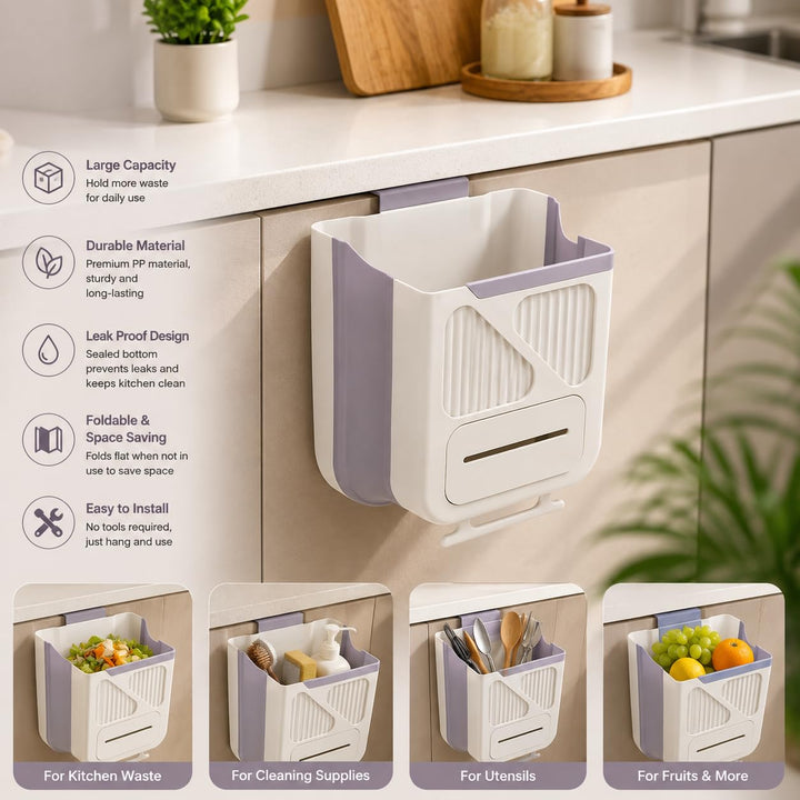 Multipurpose Hanging Trash Can for Kitchen & Home (TR-209)
