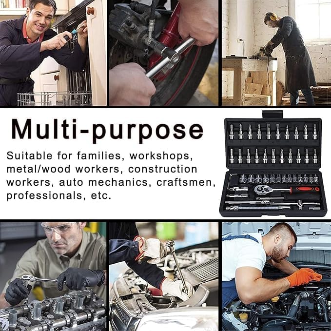 Tool Kit 46 Pcs Household (TR-189)