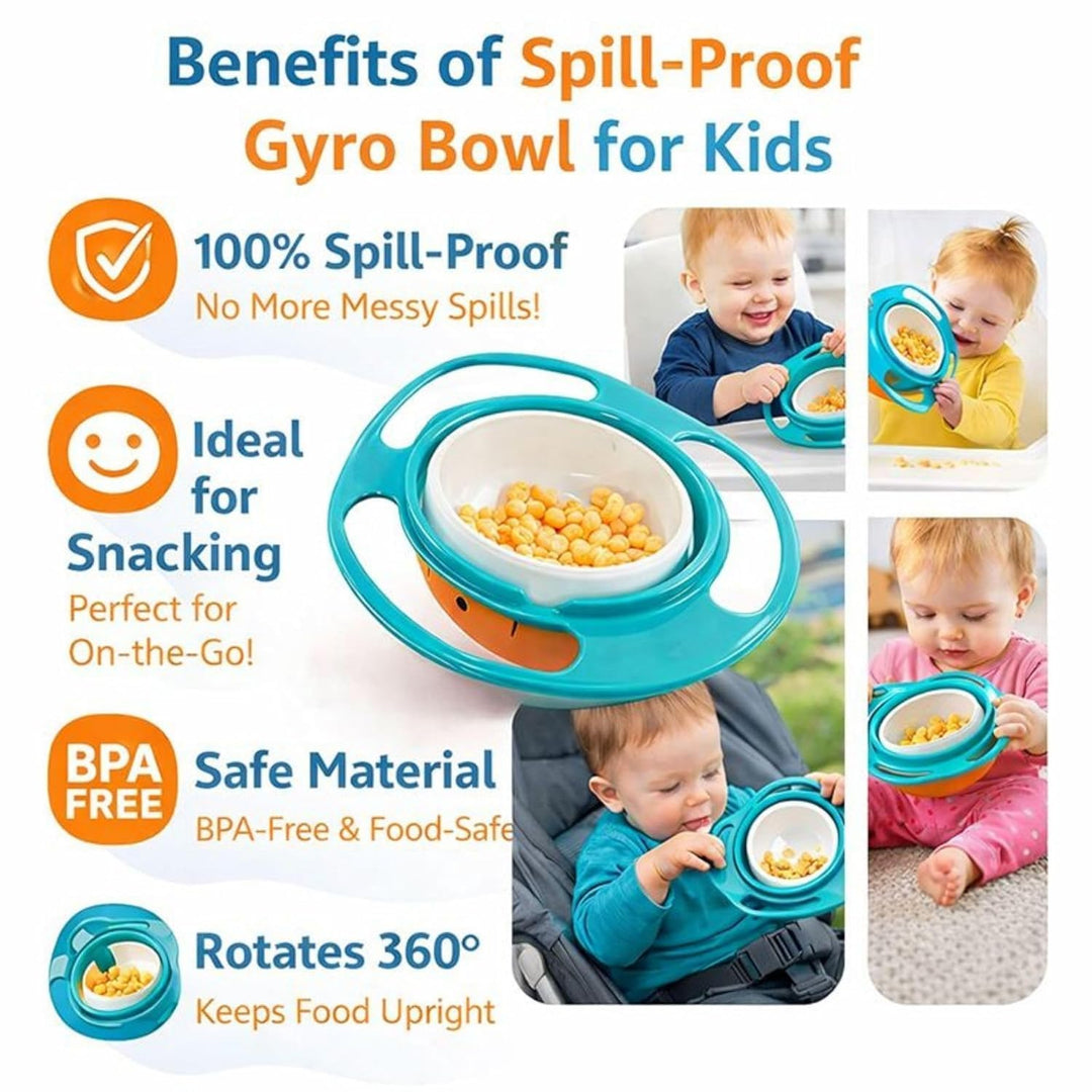 Bowl for Toddlers, Baby Magic Bowl-360 Rotating (TR-195)