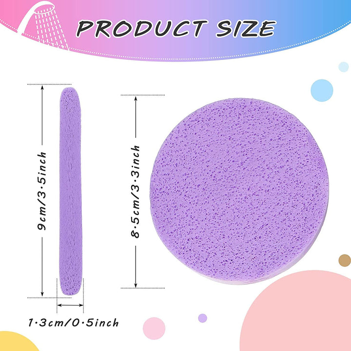 Compressed Facial Sponges For Face Cleansing-(pack of 12) (TR-188)