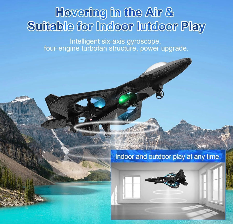 Unbreakable RC Fighter Jet Plane | Remote Control Flying Drone Toy ...