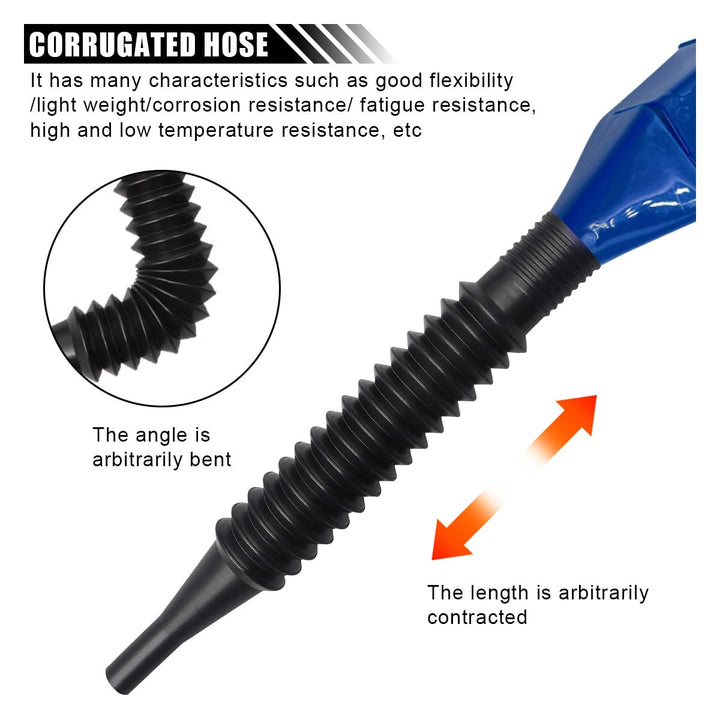 Retractable Car Fuel Funnel-(pack of 2) (TR-186)