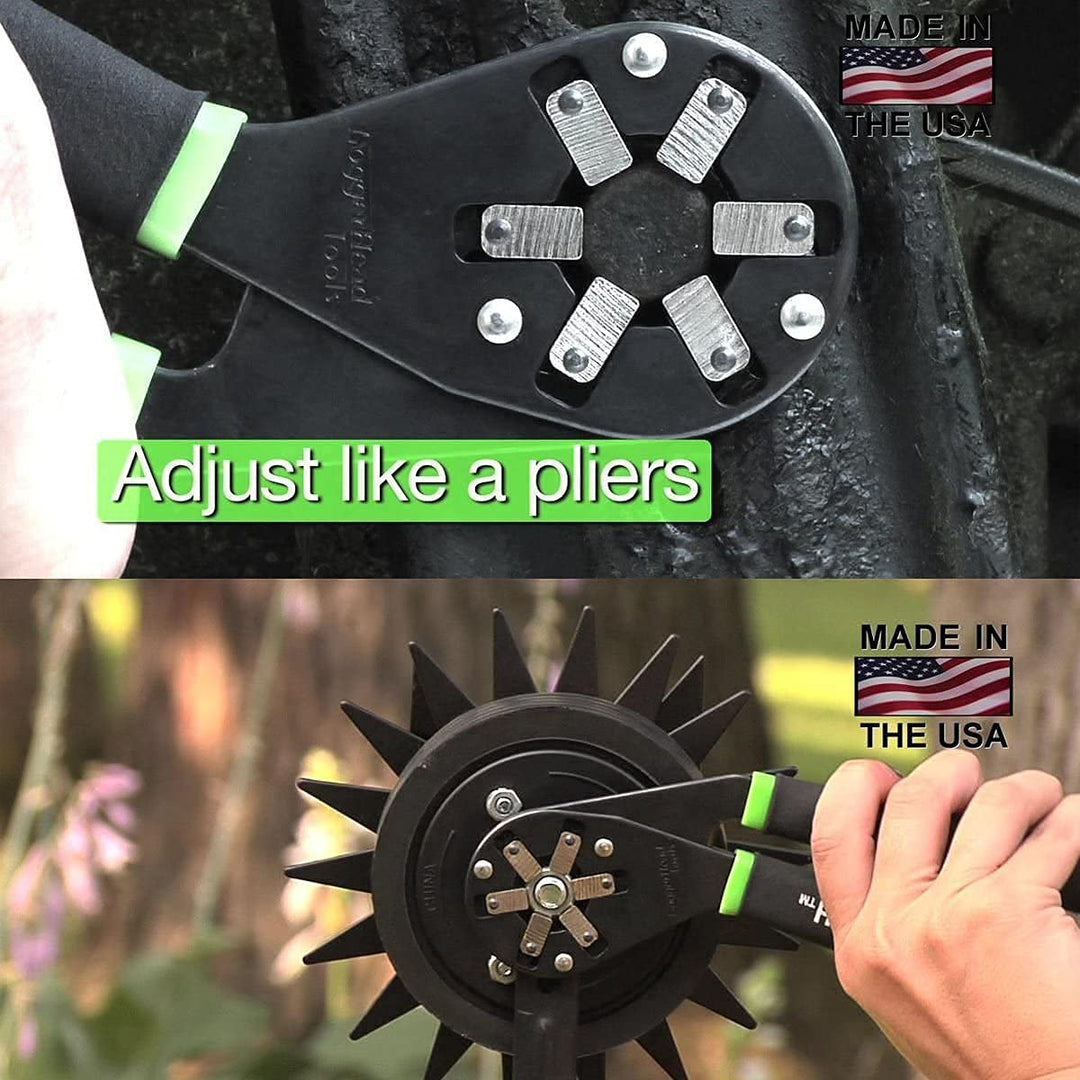 8 Inch Bionic Adjustable Round Head Wrench by Logger Head Tools (TR-230)