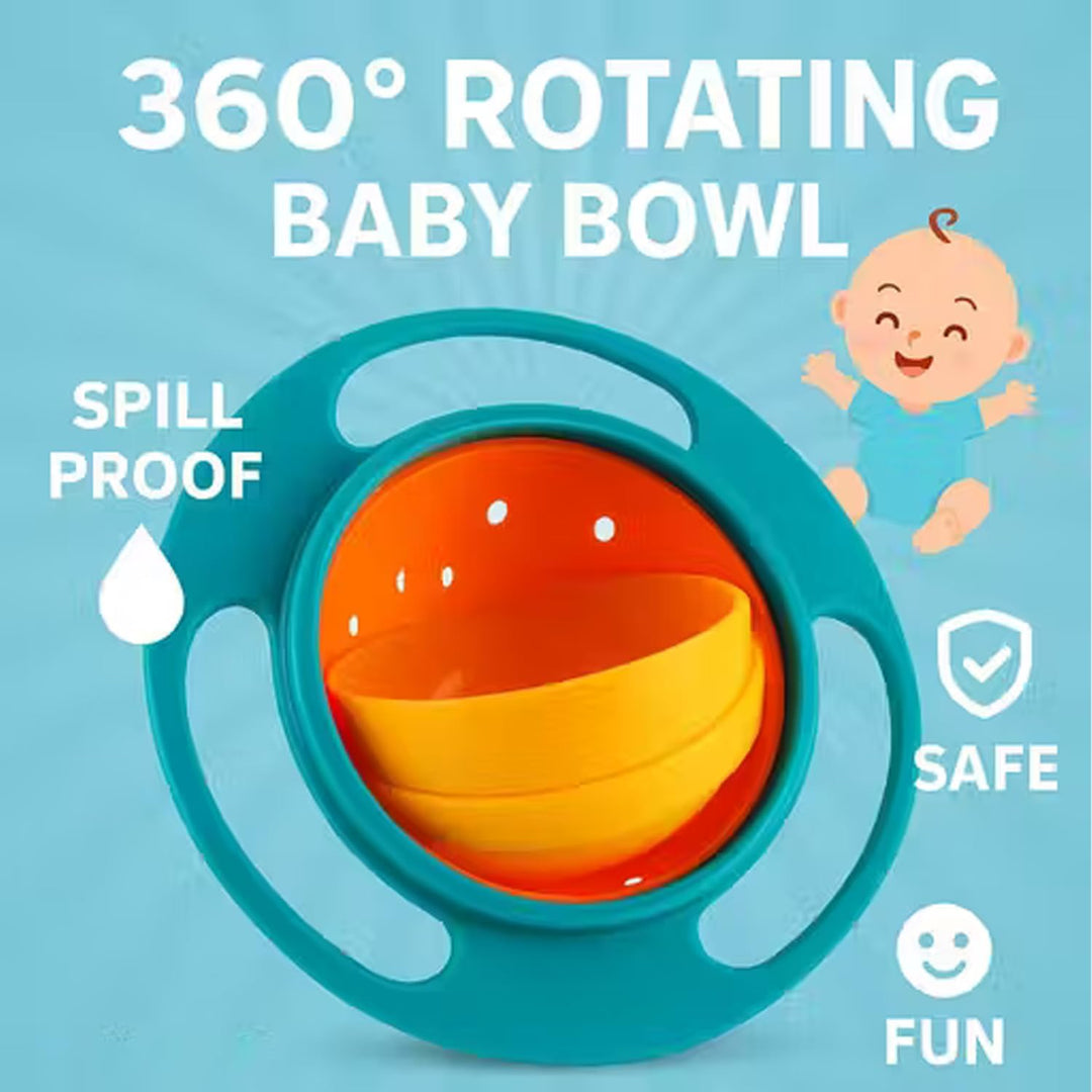 Bowl for Toddlers, Baby Magic Bowl-360 Rotating (TR-195)