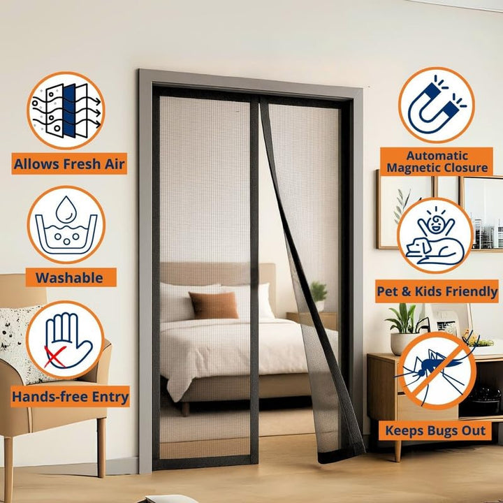 Magnetic Mosquito Net for Door (TR-182)