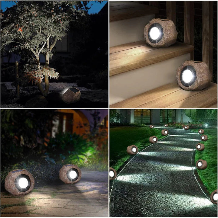 Solar Rock Garden Light – Waterproof Outdoor Decorative Lamp