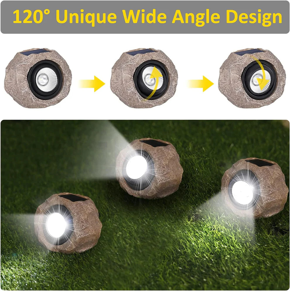 Solar Rock Garden Light – Waterproof Outdoor Decorative Lamp