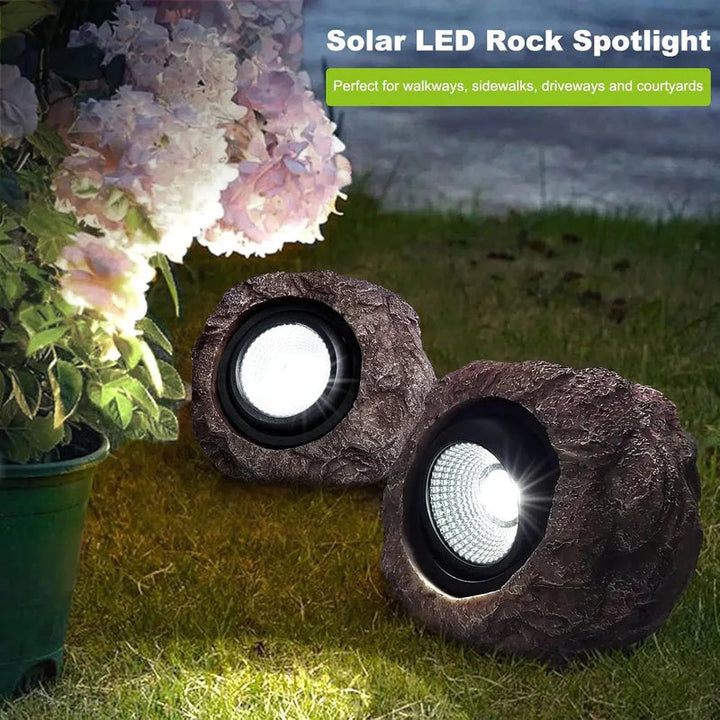 Solar Rock Garden Light – Waterproof Outdoor Decorative Lamp