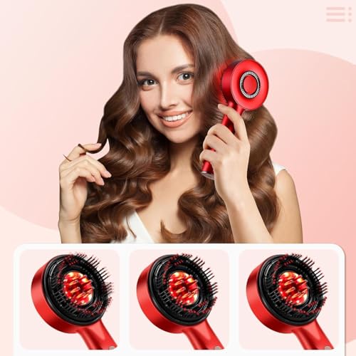 Premium Head Scalp Electric Massager Comb | Scalp Massaging Brush with 2 In 1 Hair Oil Applicator | IPX7 Waterproof, Portable Deep Massager For Hair & Head Relaxation at Home|B0FCLQVCWP