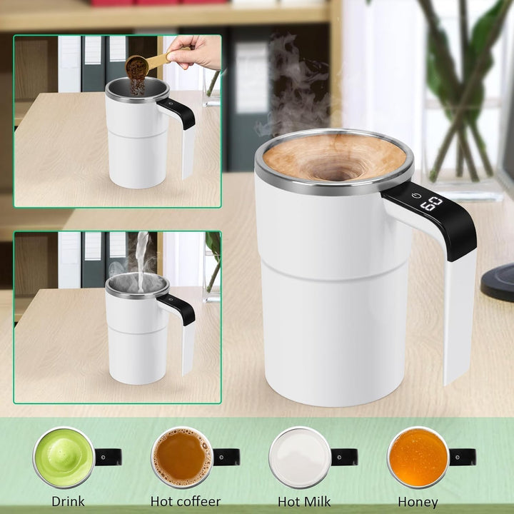 Self Stirring Magnetic Coffee Mug