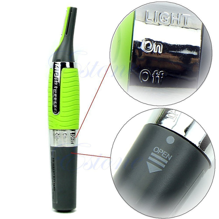 LED Light Nose Ear Face Hair Trimmer (TR-193)