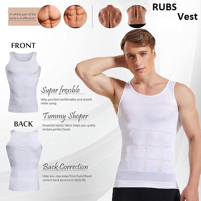 Slimming Body Shaper Vest Shirt For Men