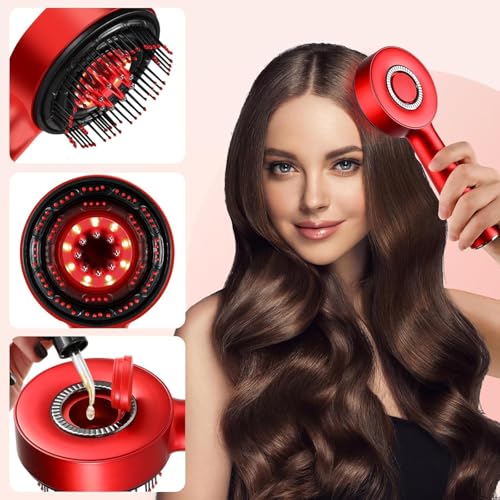 Premium Head Scalp Electric Massager Comb | Scalp Massaging Brush with 2 In 1 Hair Oil Applicator | IPX7 Waterproof, Portable Deep Massager For Hair & Head Relaxation at Home|B0FCLQVCWP