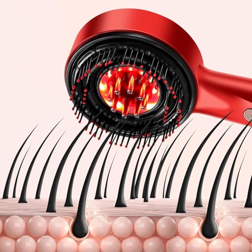 Premium Head Scalp Electric Massager Comb | Scalp Massaging Brush with 2 In 1 Hair Oil Applicator | IPX7 Waterproof, Portable Deep Massager For Hair & Head Relaxation at Home|B0FCLQVCWP