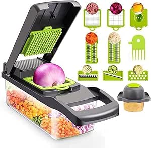 14-in-1 Multi-Functional Vegetable Chopper | Slice, Dice, Chop & Prep in Seconds