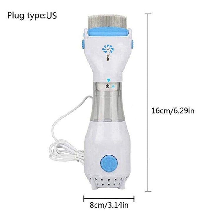 Electric Head Lice Removal Comb – Chemical-Free Lice & Nits Remover for Clean, Healthy Hair