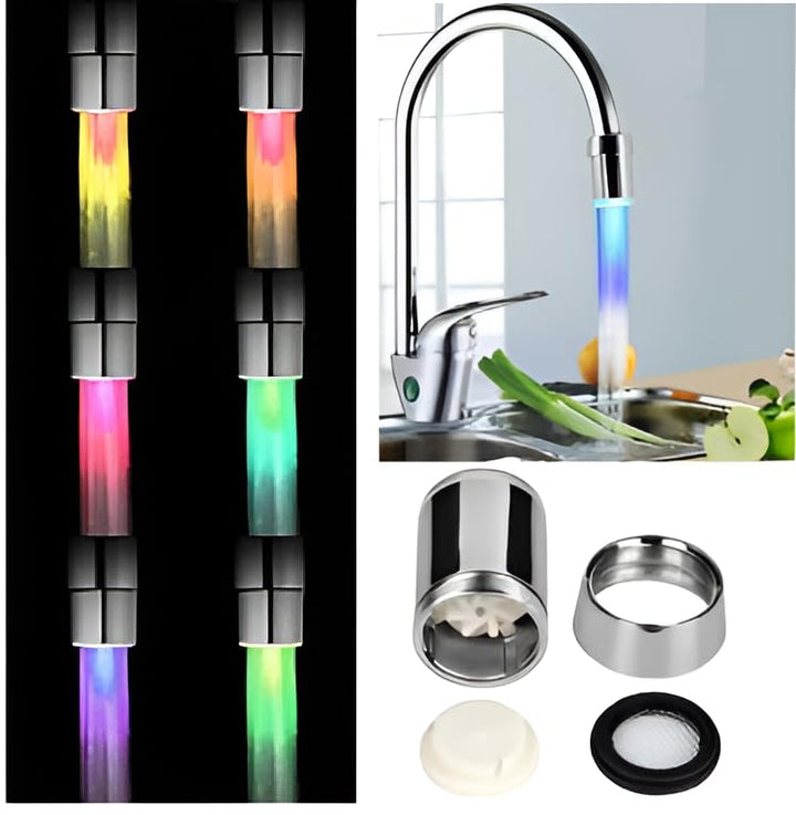 Tap Light Water Glow Shower for Bathroom Kitchen