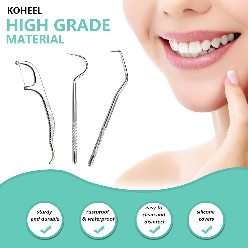 7-in-1 Teeth Cleaning Tool Kit | Removes Dirt & Yellow Stains