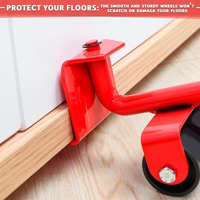 Furniture Lifter & Mover Tool Set – Heavy Duty Easy Moving System