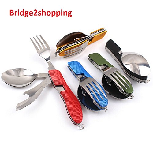 Multi-Function Foldable Fork Spoon Set