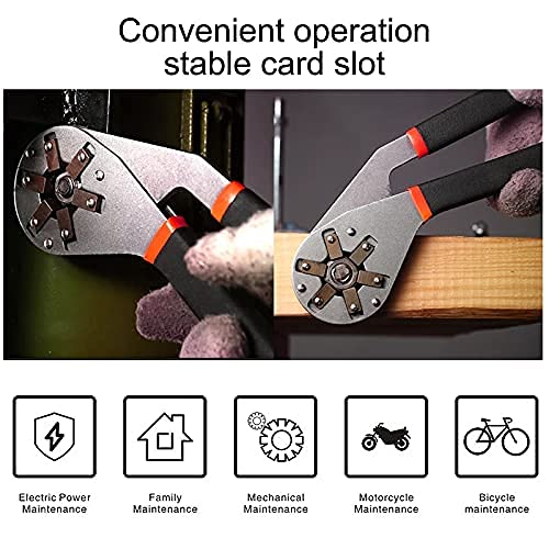 8 Inch Bionic Adjustable Round Head Wrench by Logger Head Tools (TR-230)