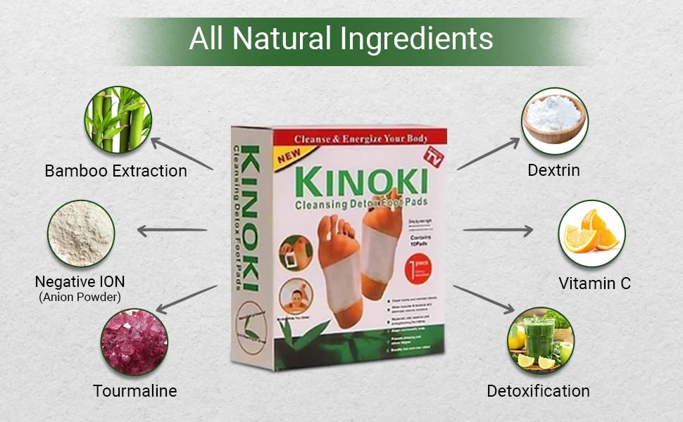 Kinoki Detox Foot Pads (Pack of 2 (20 Pads)