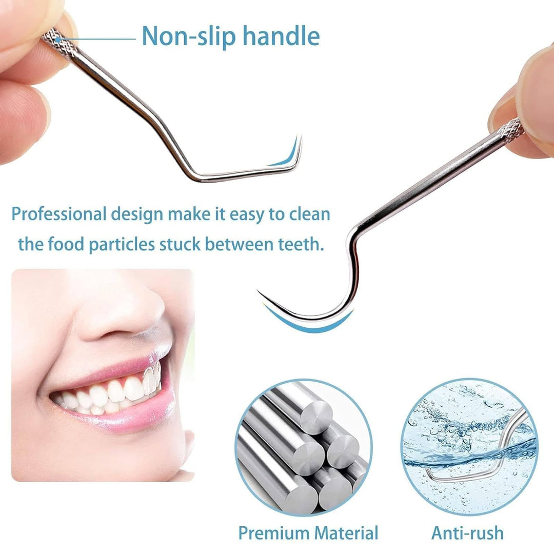 7-in-1 Teeth Cleaning Tool Kit | Removes Dirt & Yellow Stains
