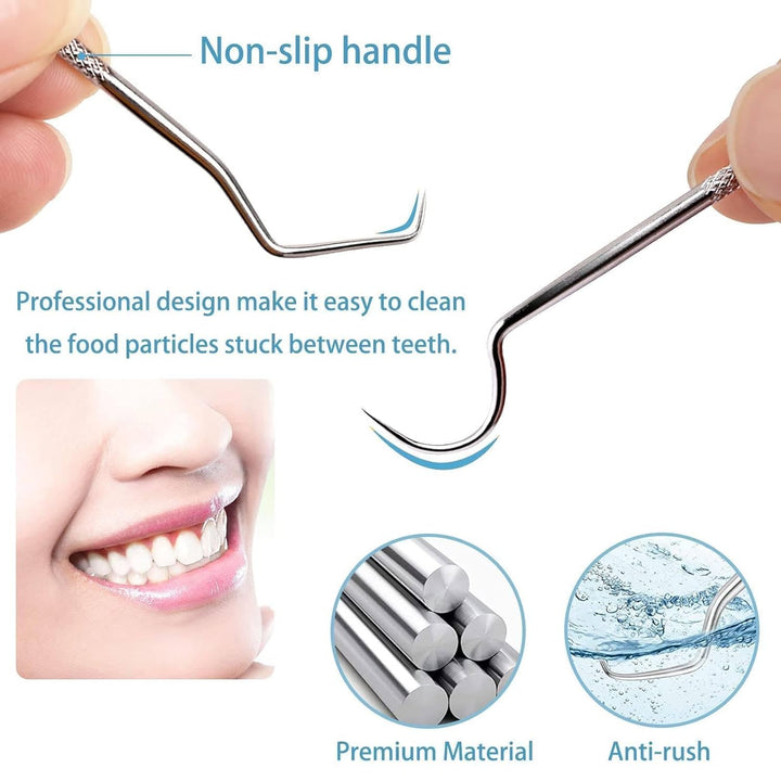 7-in-1 Teeth Cleaning Tool Kit | Removes Dirt & Yellow Stains