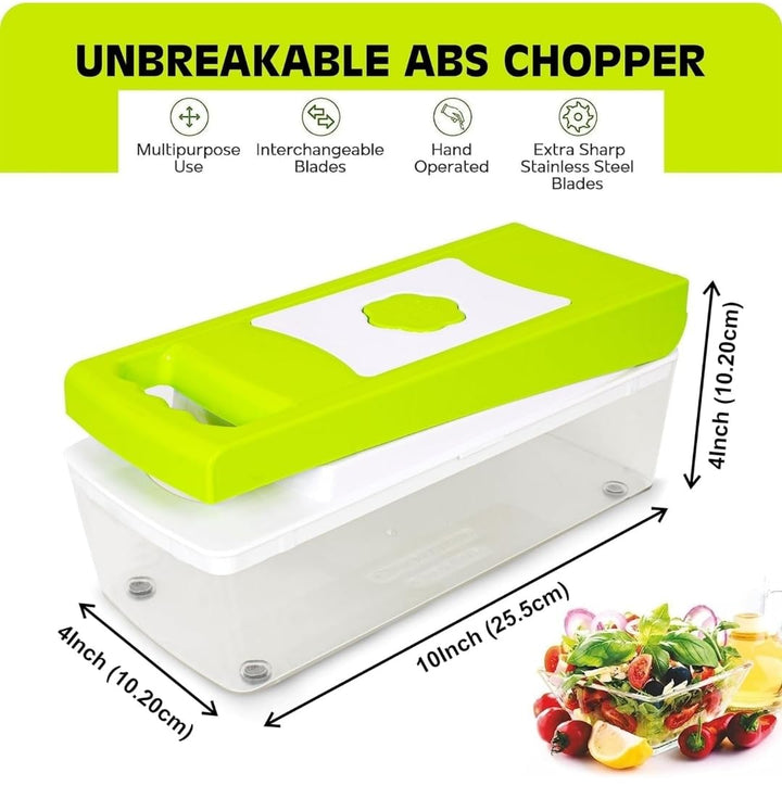 14-in-1 Multi-Functional Vegetable Chopper | Slice, Dice, Chop & Prep in Seconds