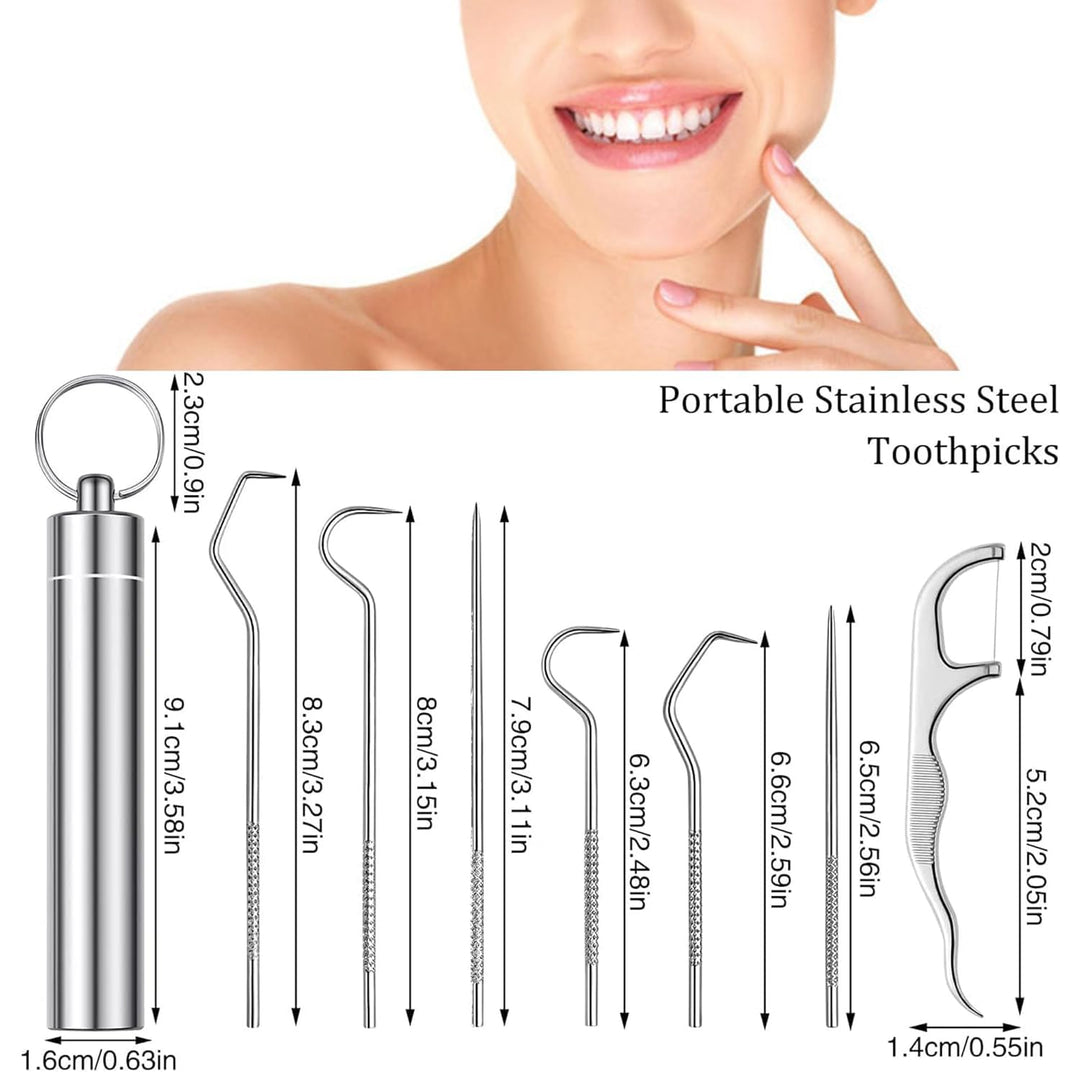 7-in-1 Teeth Cleaning Tool Kit | Removes Dirt & Yellow Stains