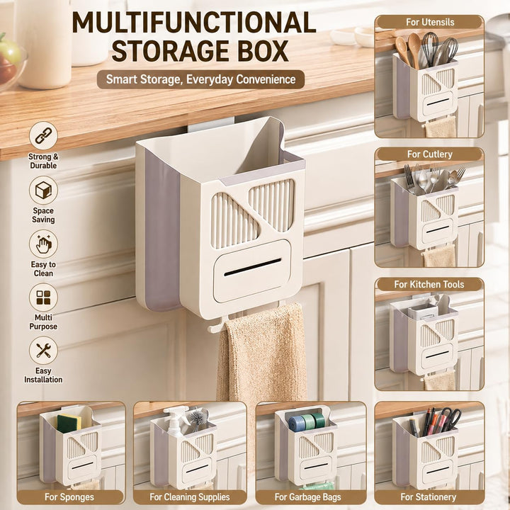 Multipurpose Hanging Trash Can for Kitchen & Home (TR-209)