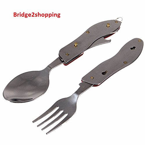 Multi-Function Foldable Fork Spoon Set