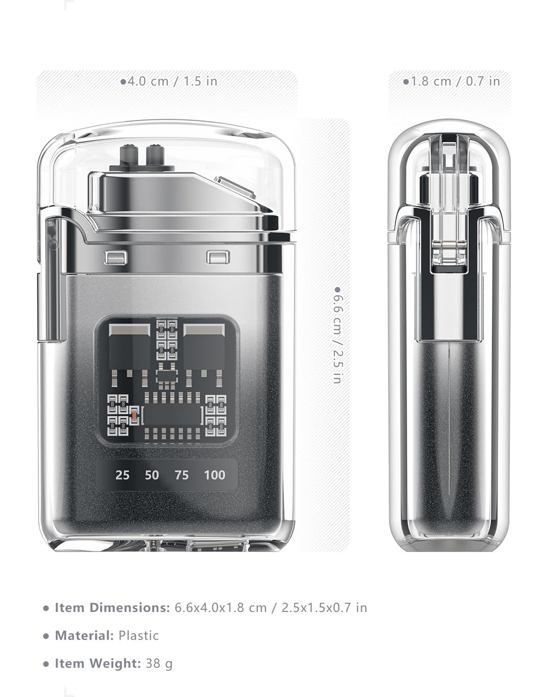 Electric Lighter Usb C Rechargeable (TR-197)