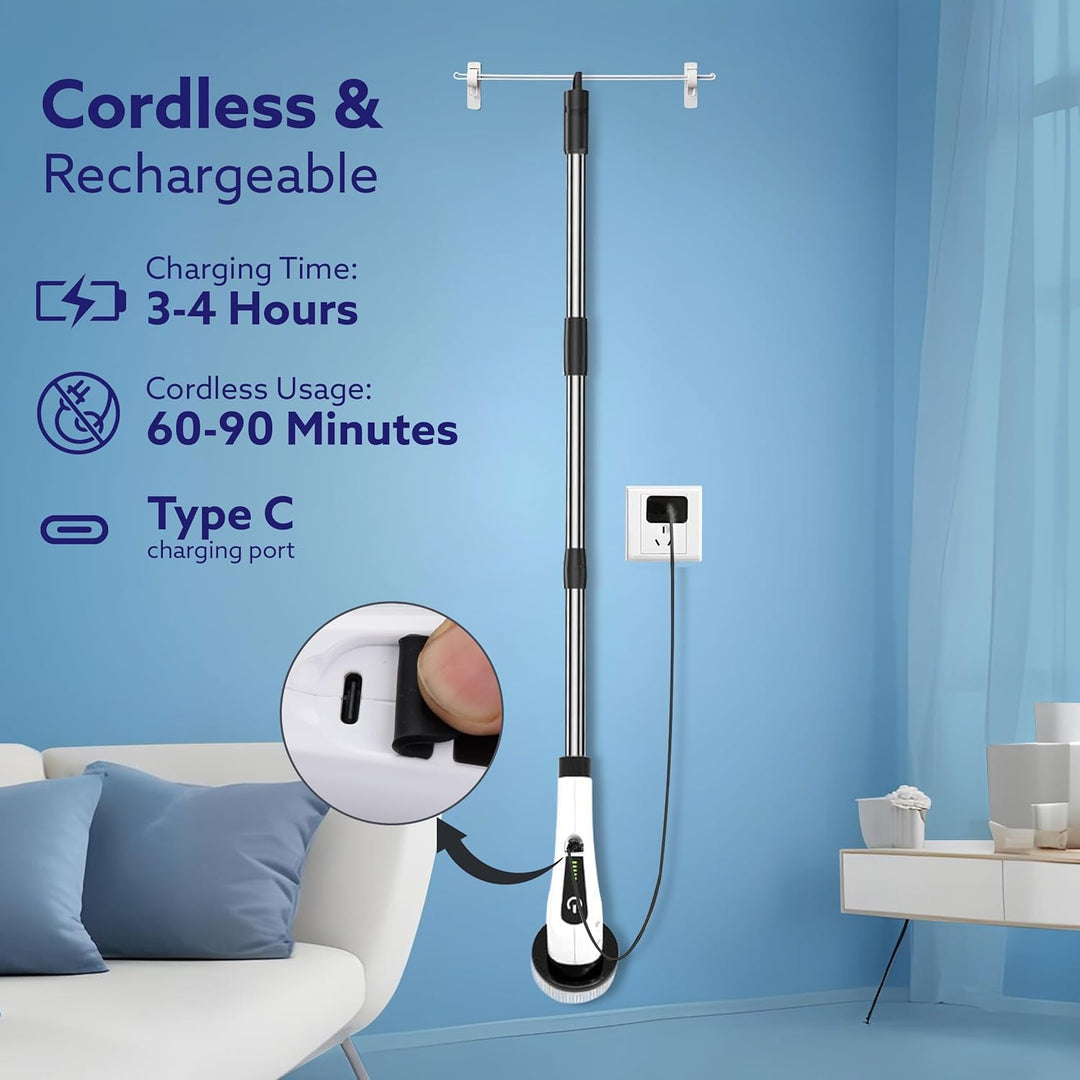 Royal Electric Spin Scrubber, Cleaning Brush Scrubber for Home