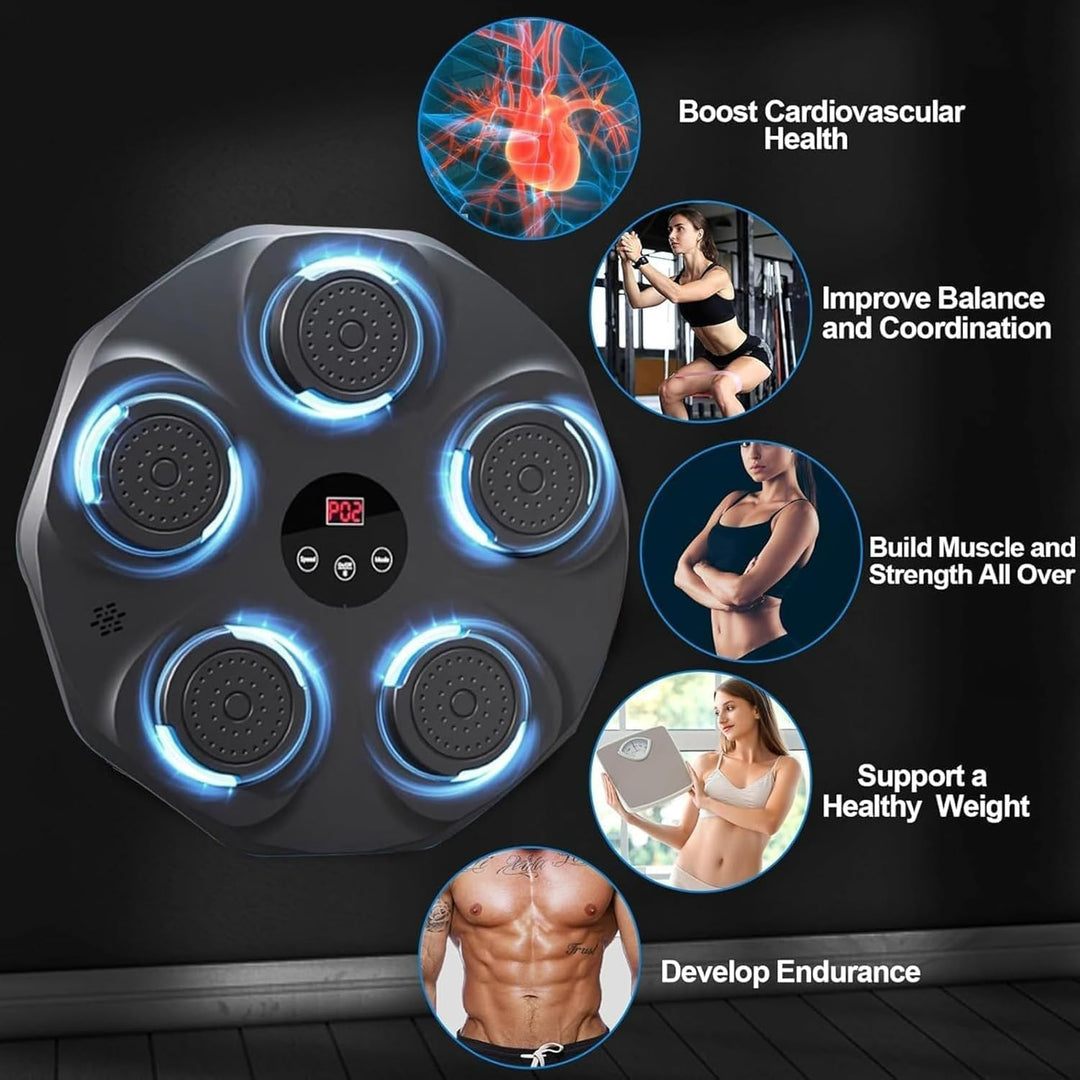 Music Boxing Machine with LED Lights