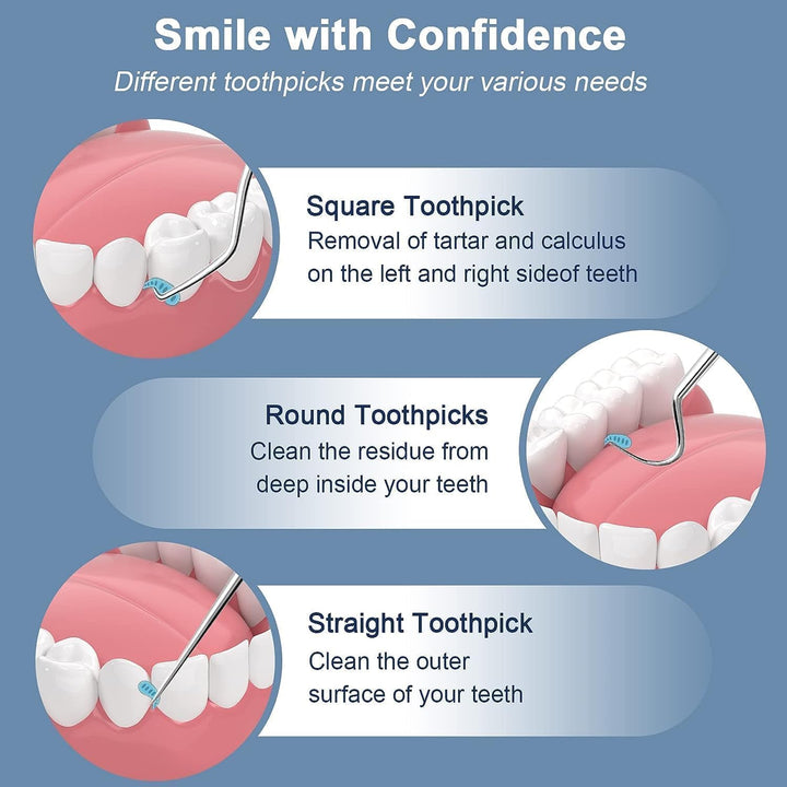 7-in-1 Teeth Cleaning Tool Kit | Removes Dirt & Yellow Stains