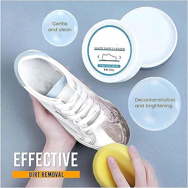 White Shoe Cleaning Cream – Instantly Restore Bright & Spotless Shoes