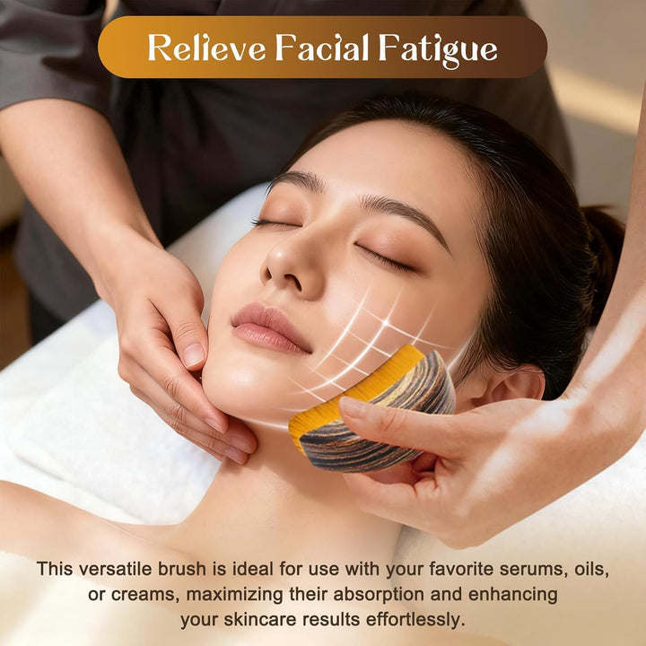 Lymphatic Contour Face Brush – Jawline Sculpting & Facial Massage Tool for Face & Neck