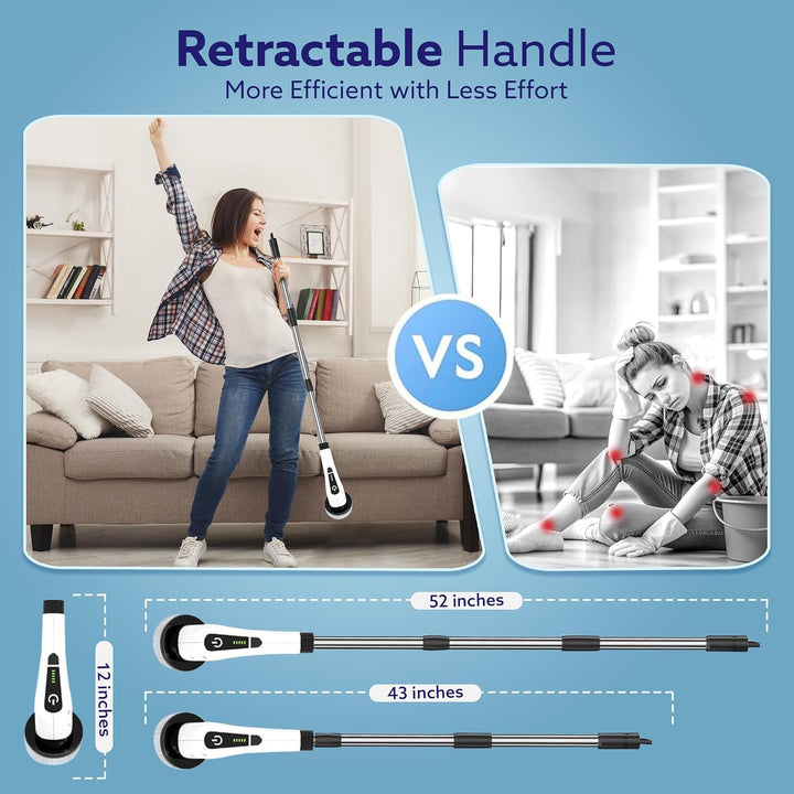 Royal Electric Spin Scrubber, Cleaning Brush Scrubber for Home