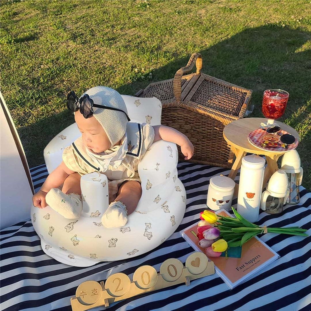 Inflatable Baby Support Sofa Seat for 3-36 Months