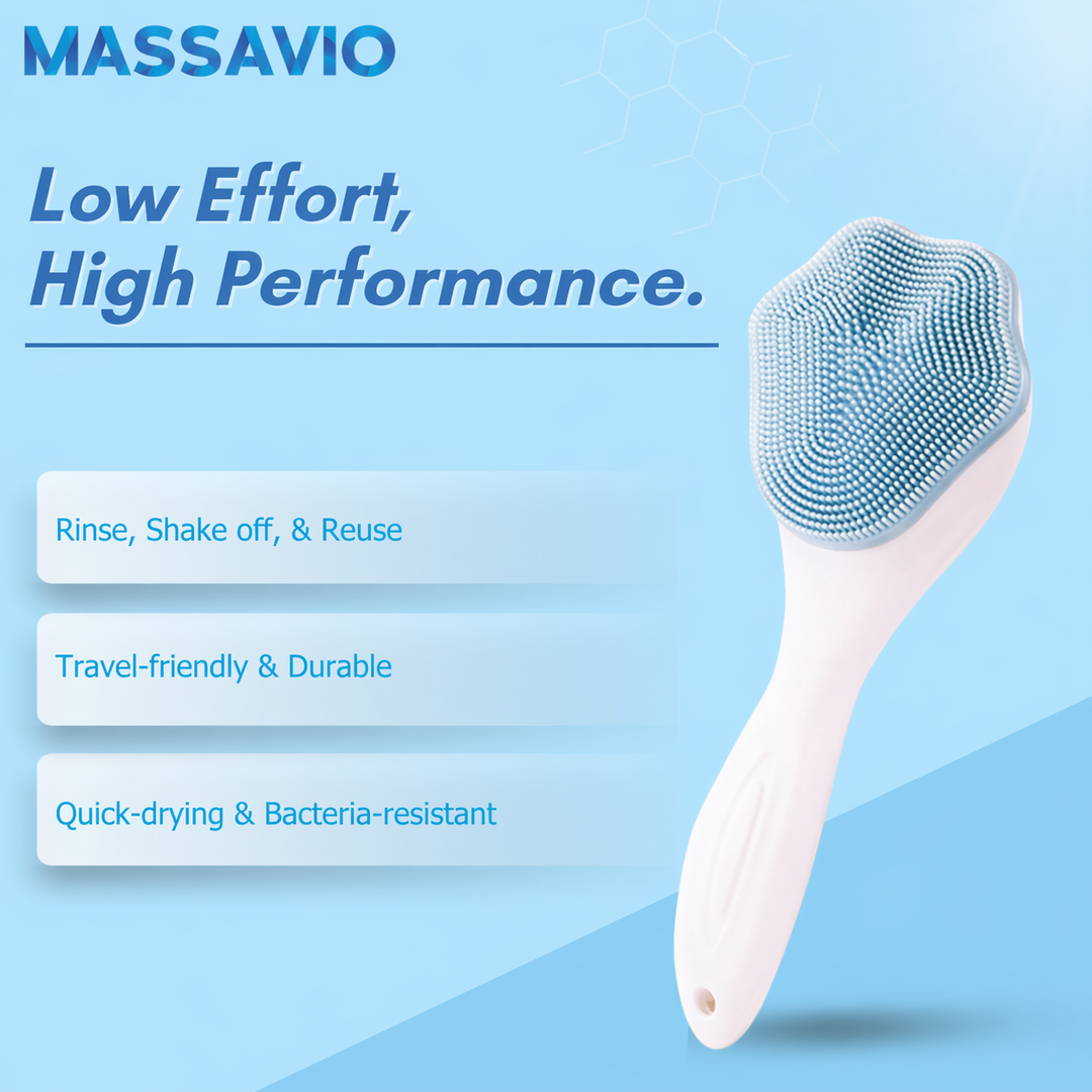 Silicone Face Brush for Daily Cleansing & Exfoliation (TR-184)