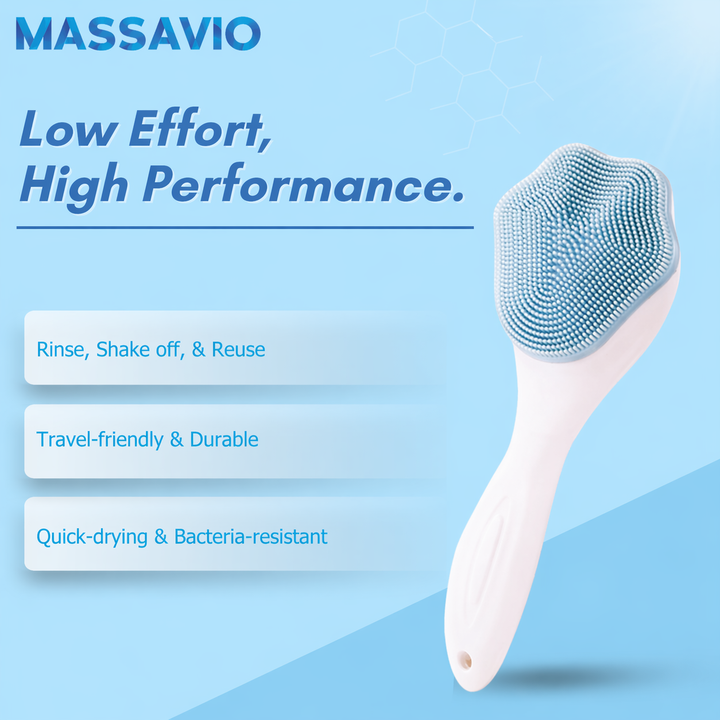 Silicone Face Brush for Daily Cleansing & Exfoliation (TR-184)