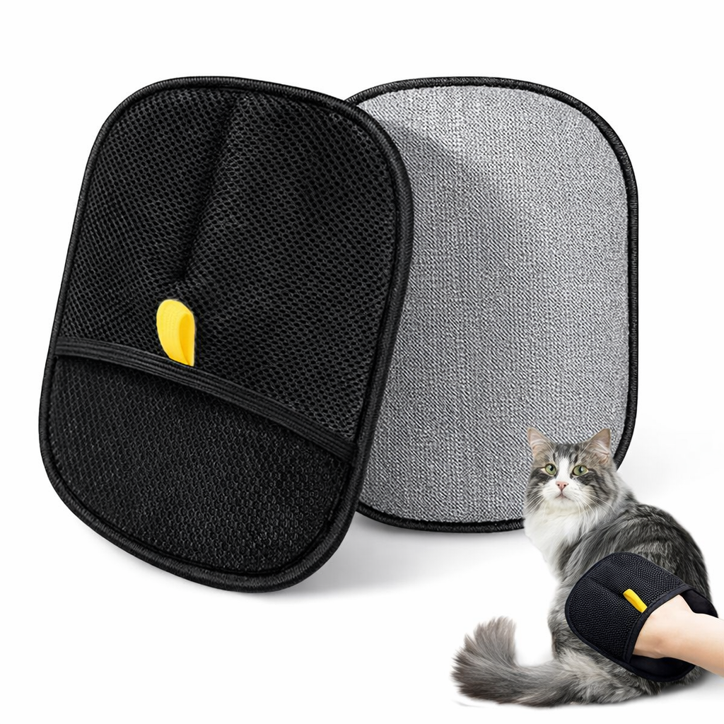 Pet Hair Remover Gloves – Pack of 2 | Reusable Pet Grooming & Lint Removal Gloves (TR-196)